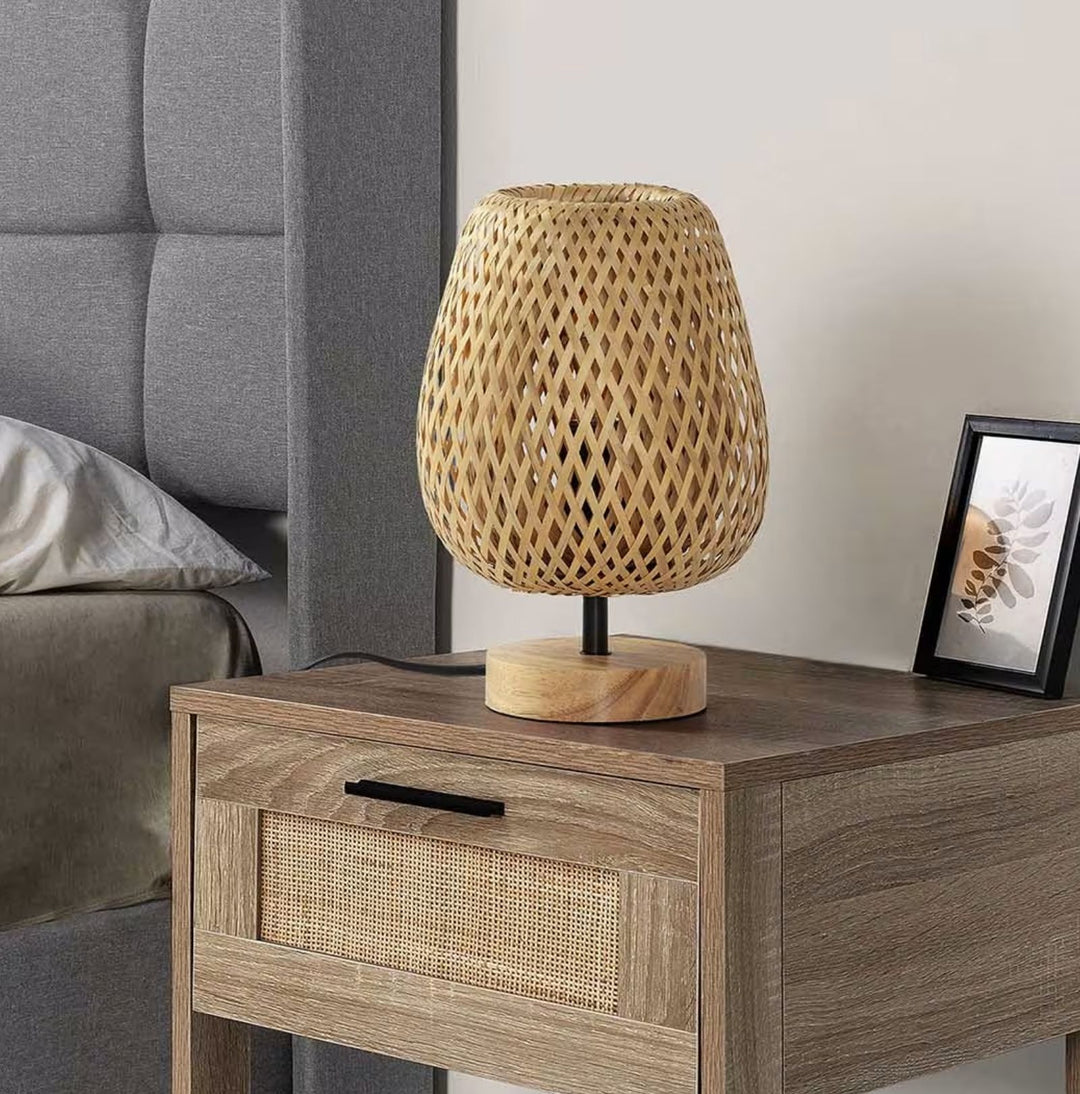 Lampe de table en bambou SEIREN