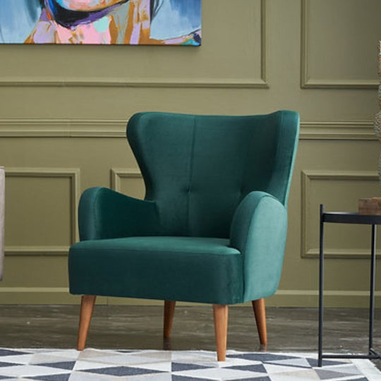 Fauteuil de salon vert