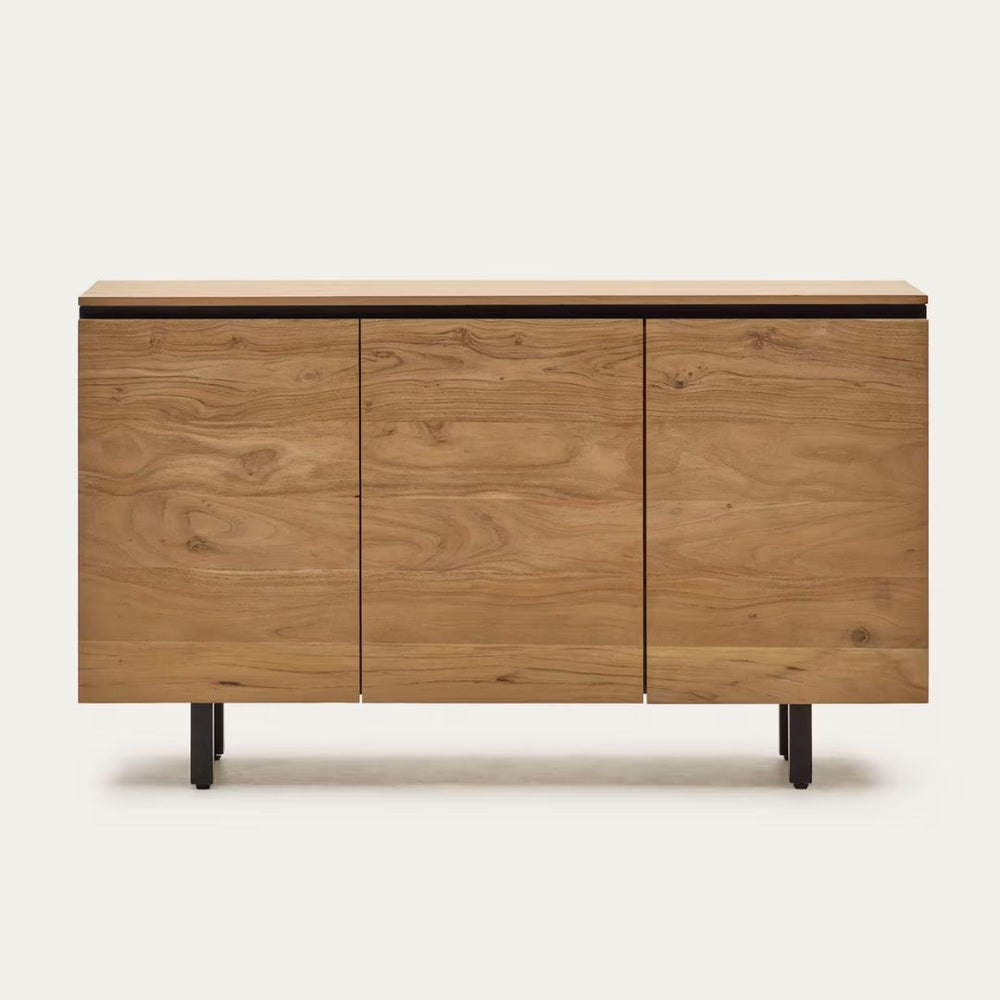 Buffet Kave Home Uxue en bois d'acacia finition naturelle 150 x 88 cm