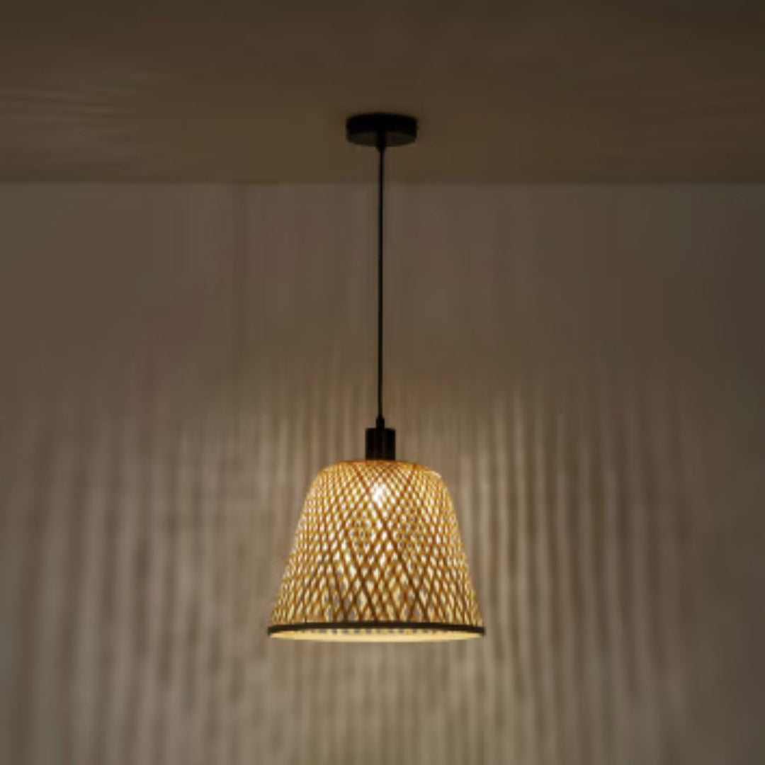 Plafonnier en bambou Raku
