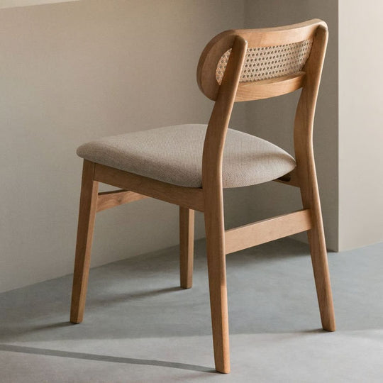 Lot de 2 chaises SKLUM Leivel de Salle à Manger en Bois