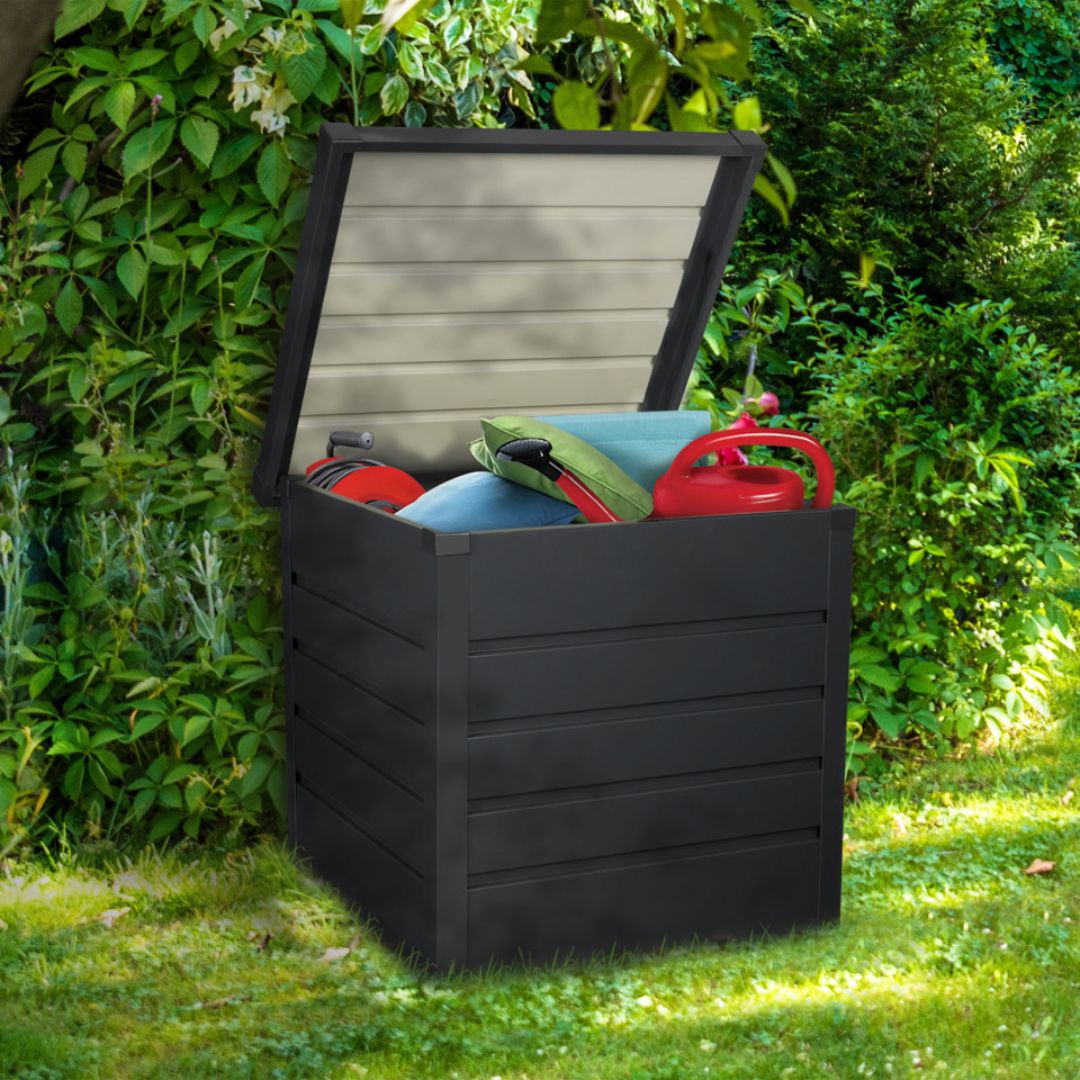 Coffre de jardin en acier galvanisé 200L