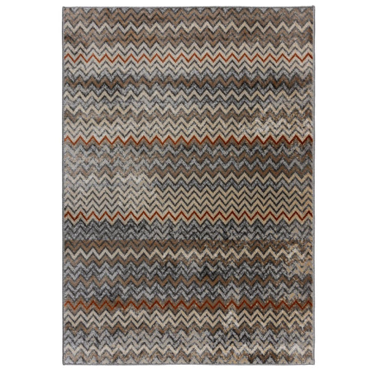 Tapis multicolore Nala chevron