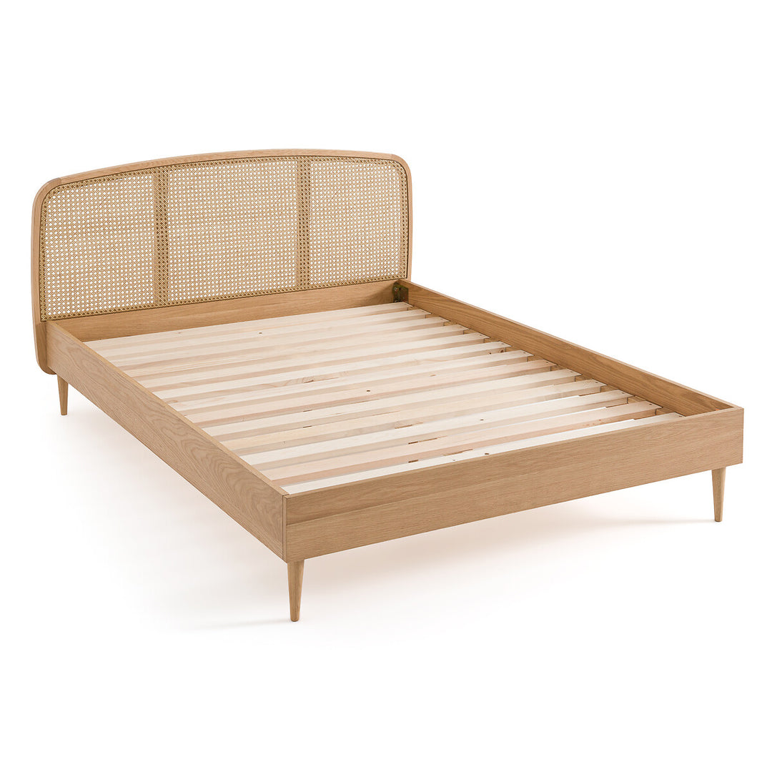 Lit cannage avec sommier 140x190cm, Buisseau La Redoute Interieurs