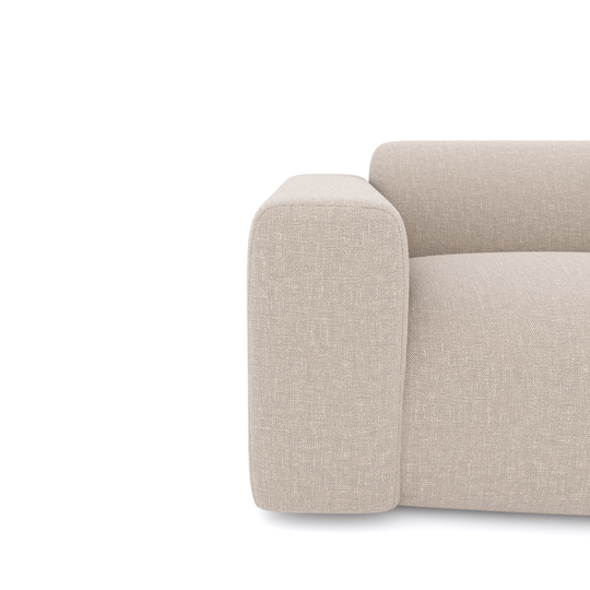 Fauteuil SIA HOME Myra Tissu Crème — photo produit