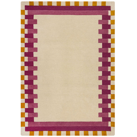 Tapis en laine KAI rose 160x230cm