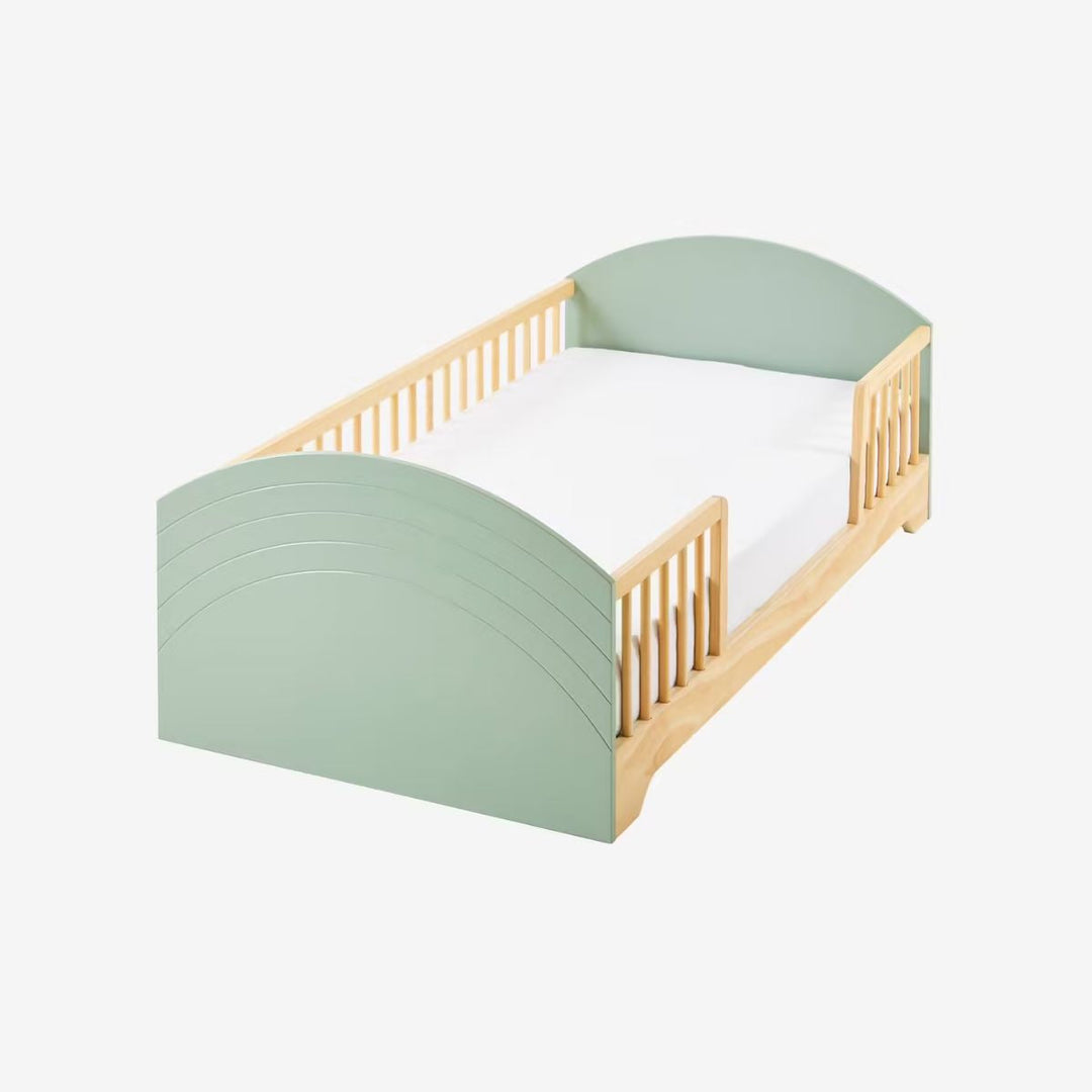 Lit enfant VERTBAUDET 70x140cm Arc-en-ciel vert sauge