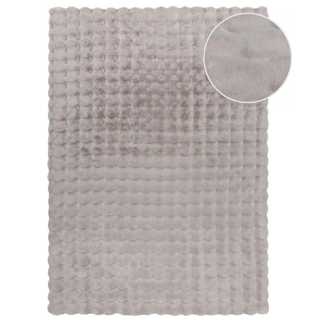 Tapis imitation fourrure COMFY gris 180x290cm