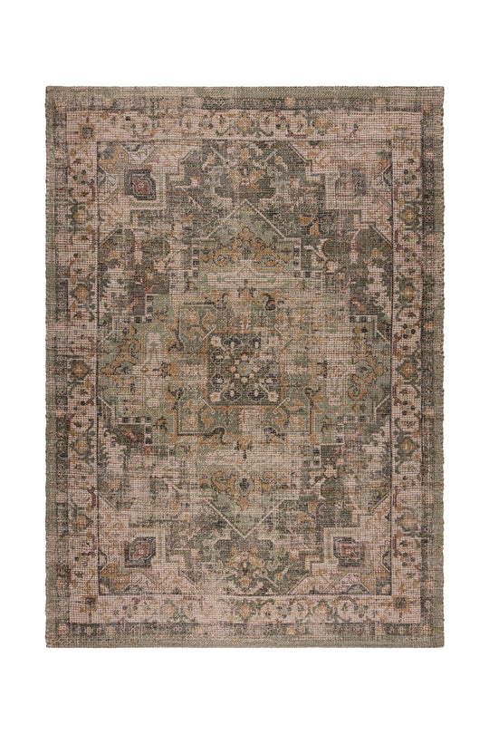 Tapis Nadya jute vert 160x230cm