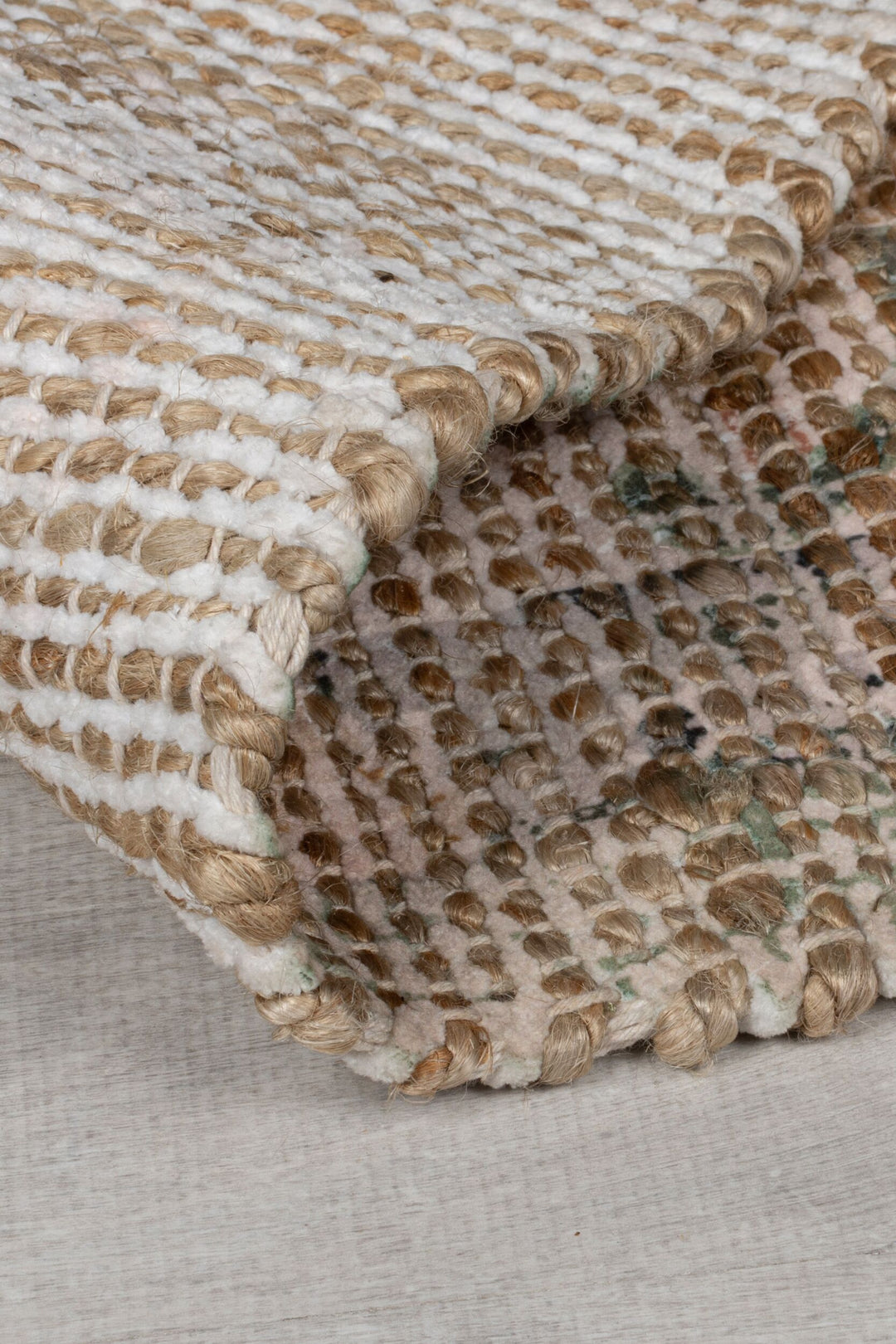 Tapis Nadya jute vert 160x230cm