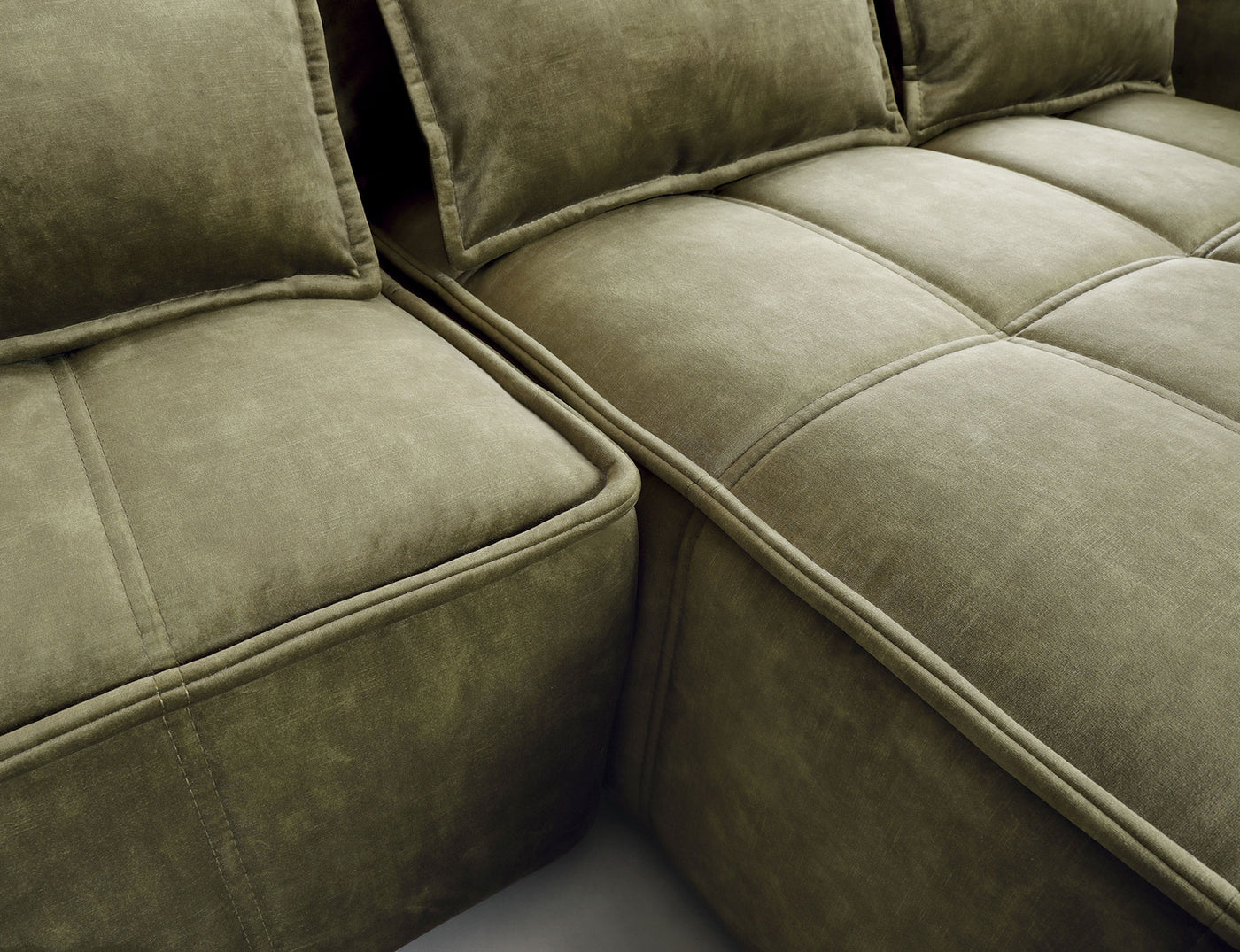 Canapé d'angle droit convertible LES TENDANCES - KAMPUS