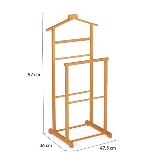 Valet de chambre en bambou maya