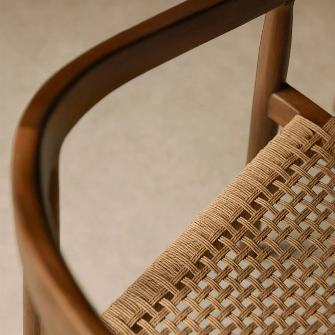 Lot de 2 chaises SKLUM de salle à manger en bois de teck Visby