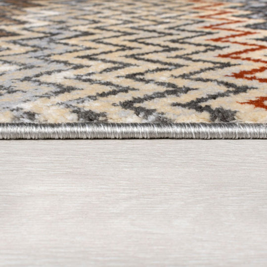 Tapis multicolore Nala chevron