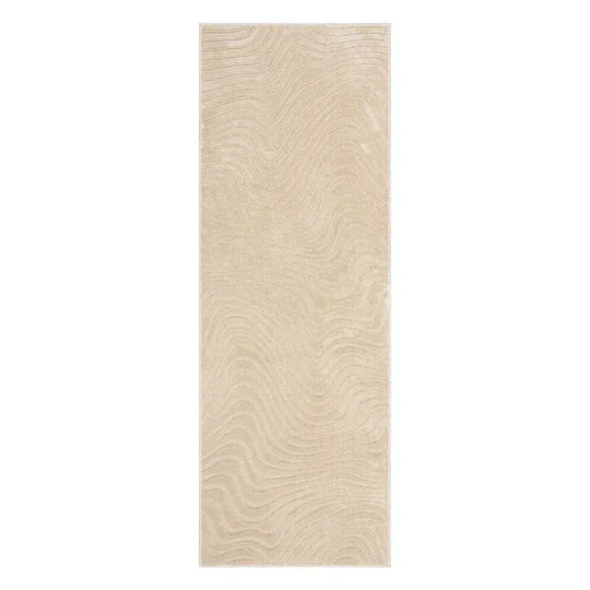 Tapis de couloir Channel Ivoire