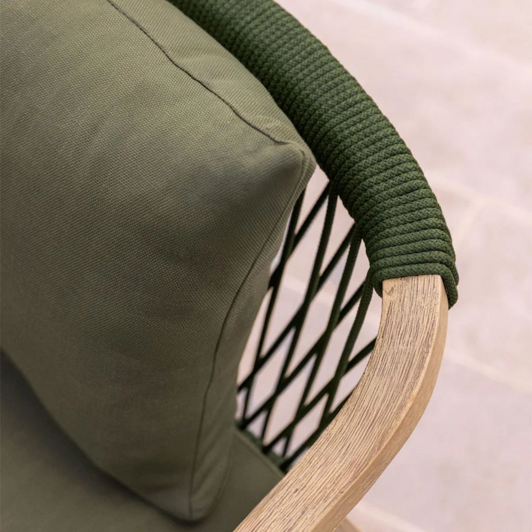 Lot de 2 Chaises SKLUM de Jardin avec Accoudoirs en Bois d'Acacia Dubaï