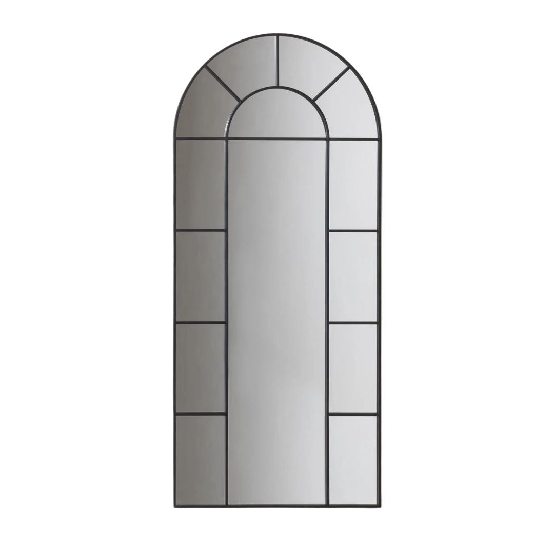 SKLUM - Miroir mural 80x180 cm en métal effet fenêtre Diana