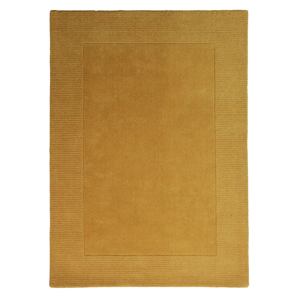 Tapis en laine Siena Jaune/Ocre