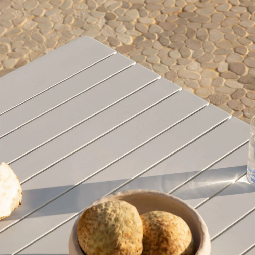 Table basse de jardin SKLUM rectangulaire 120x70 cm en aluminium Sereilen