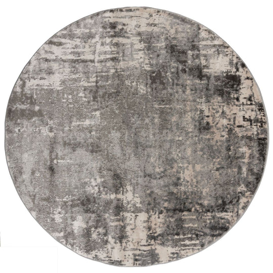 Tapis rond vintage Gris 160x160cm