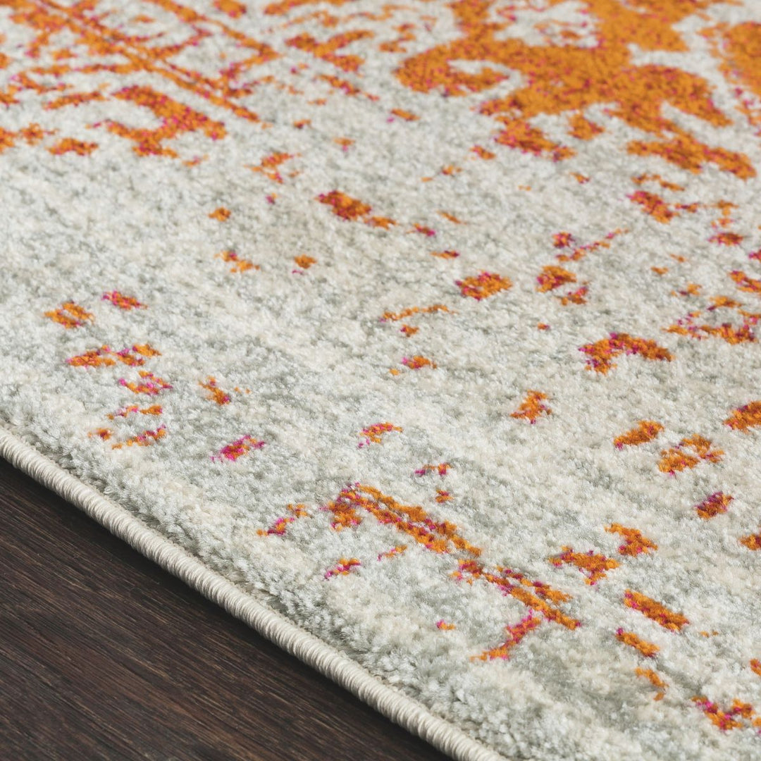 Tapis de salon vintage Juliette Orange 120x170cm