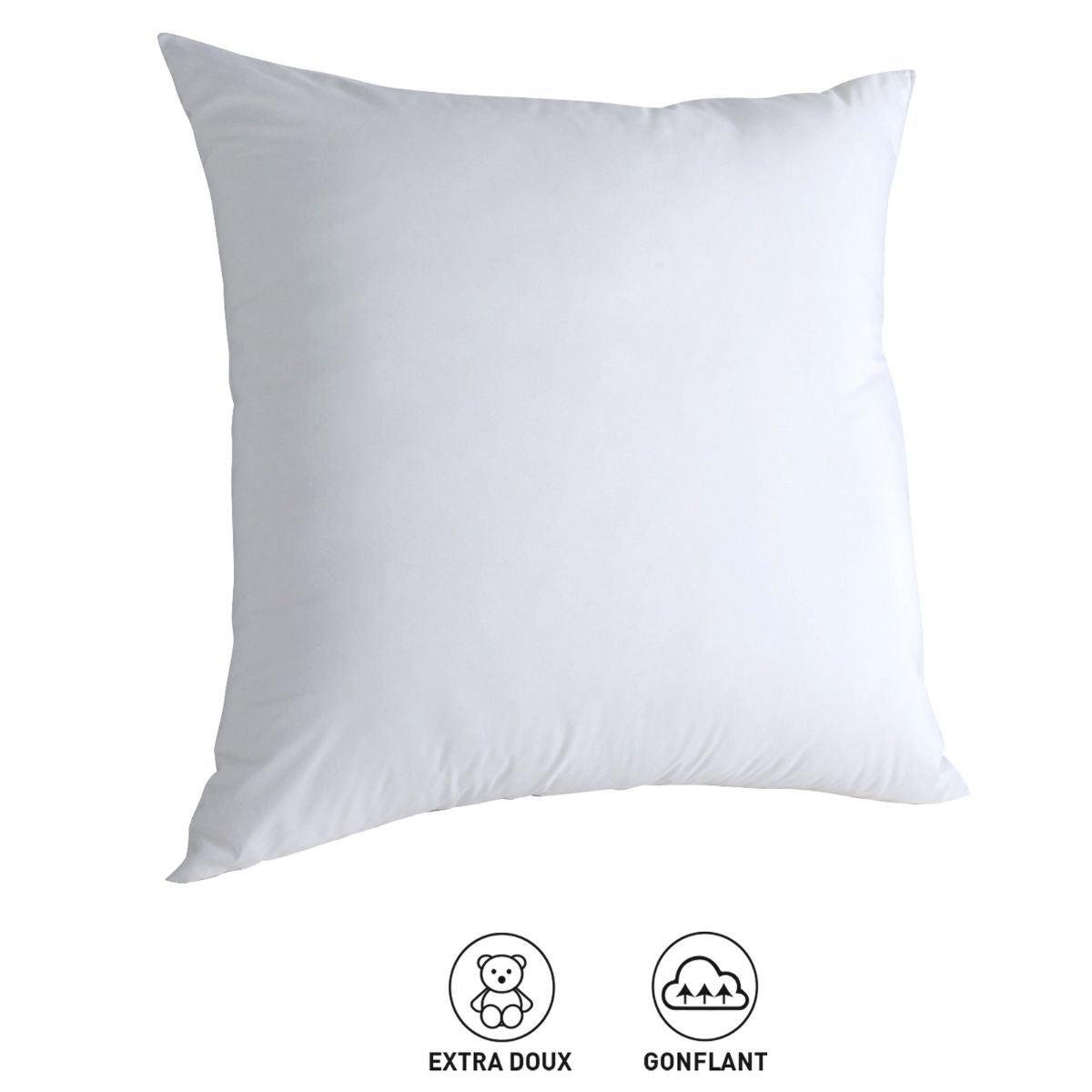 Oreiller moelleux 60x60cm made in France
