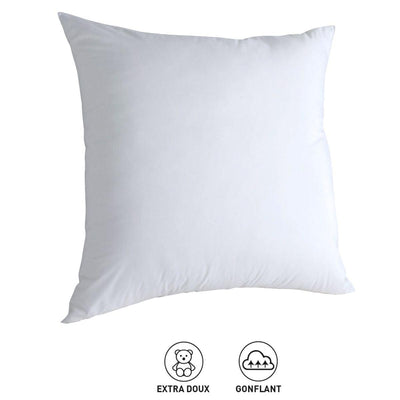 Oreiller moelleux 60x60cm made in France