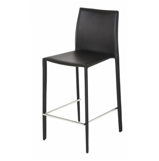Lot de 2 tabourets de bar Zago Boréal en cuir