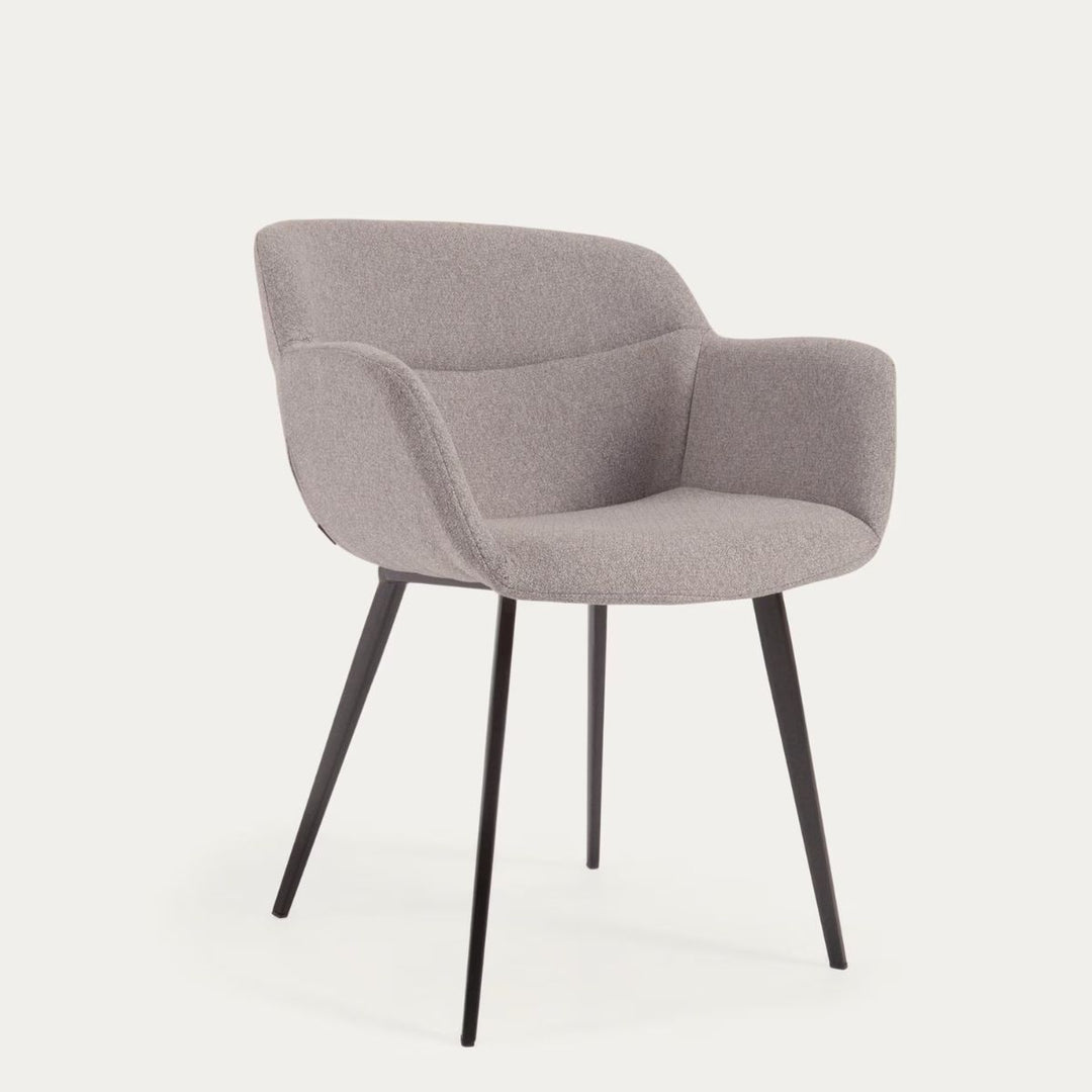 Lot de 2 chaises Nadya Gris clair KAVE HOME