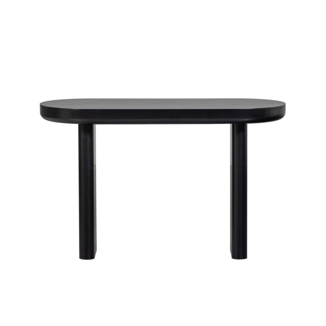 Bureau en bois noir DRAWER Mael signé WOOD