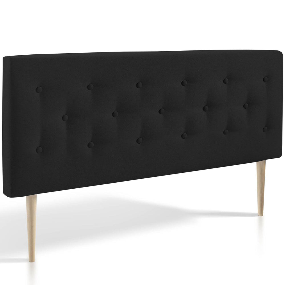 Tête de lit en tissu gris anthracite OSLO 150x100cm