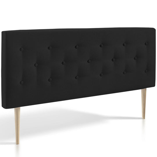 Tête de lit en tissu gris anthracite OSLO 150x100cm