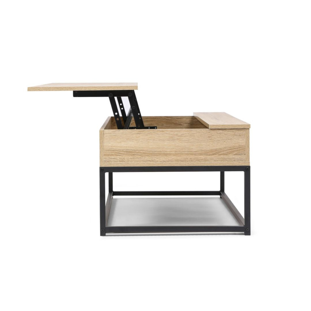 Table basse industrielle relevable Memphis