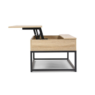 Table basse industrielle relevable Memphis