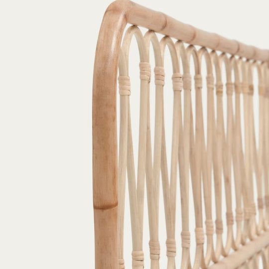 Tête de lit Caterina en rotin finition naturelle KAVE HOME