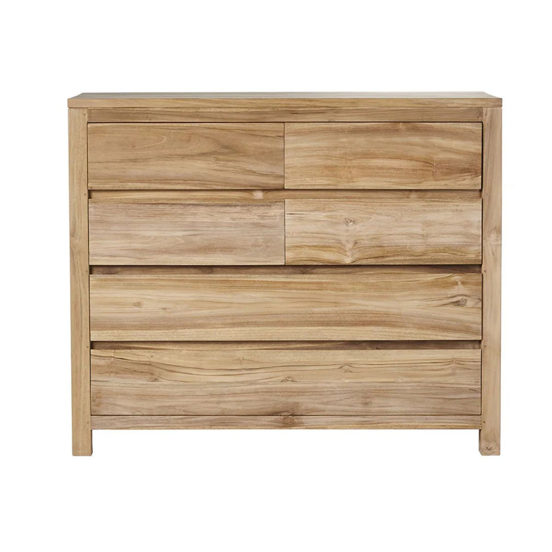 Commode ALDO en teck massif 120 cm Berah Getah