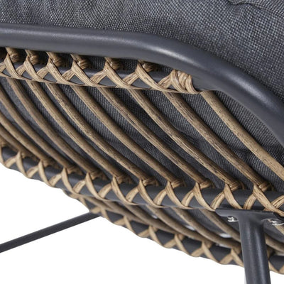 Fauteuil de jardin détente Siena XL Gris HYBA