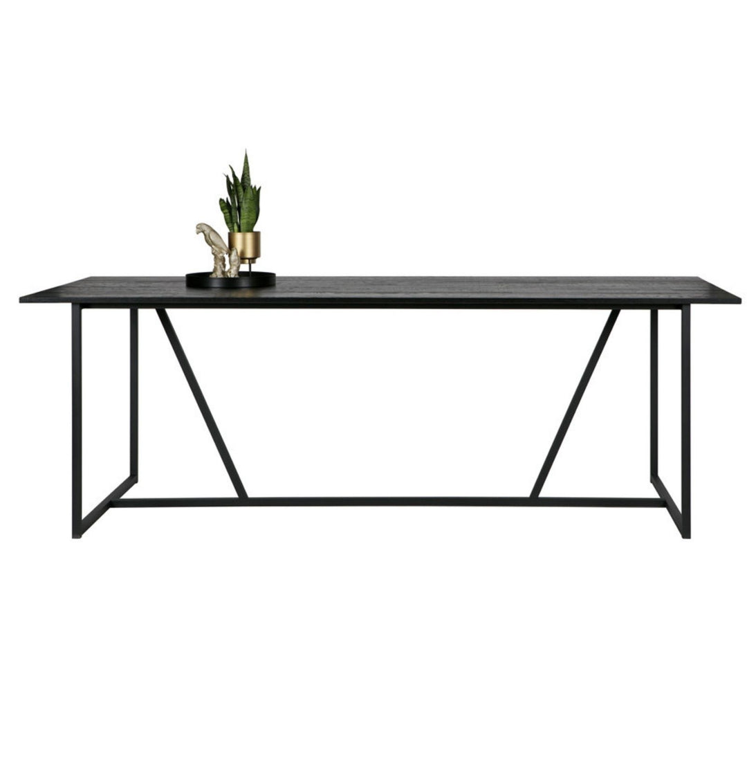 Table à manger en frêne brossé 220x90 cm - Léger défaut