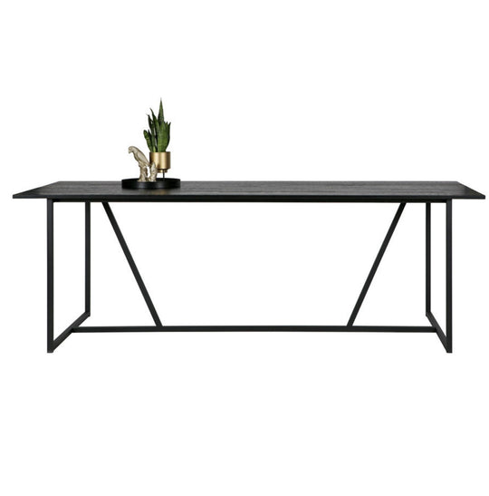 Table à manger en frêne brossé 220x90 cm - Léger défaut
