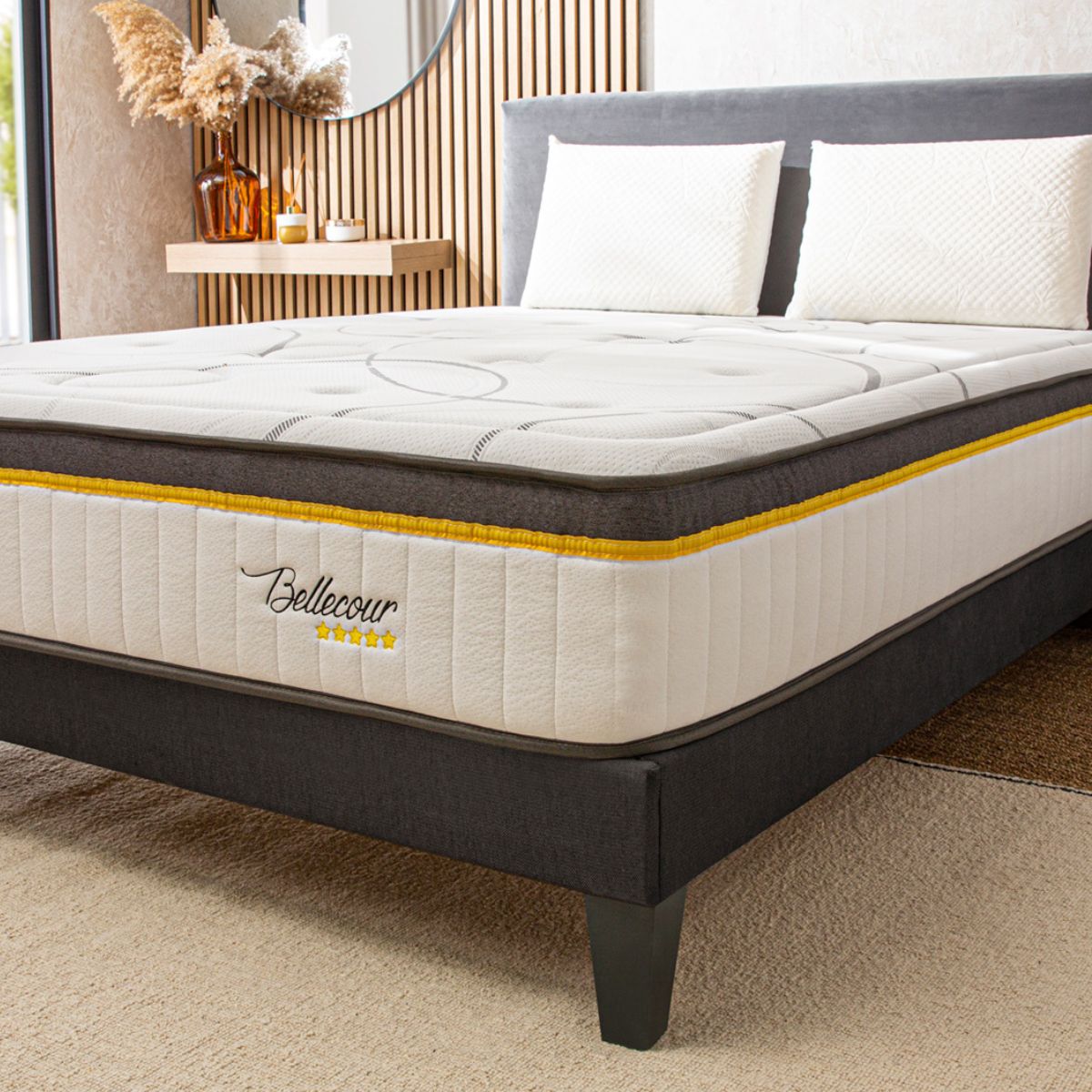 Matelas Bellecour ressorts et mémoire de forme