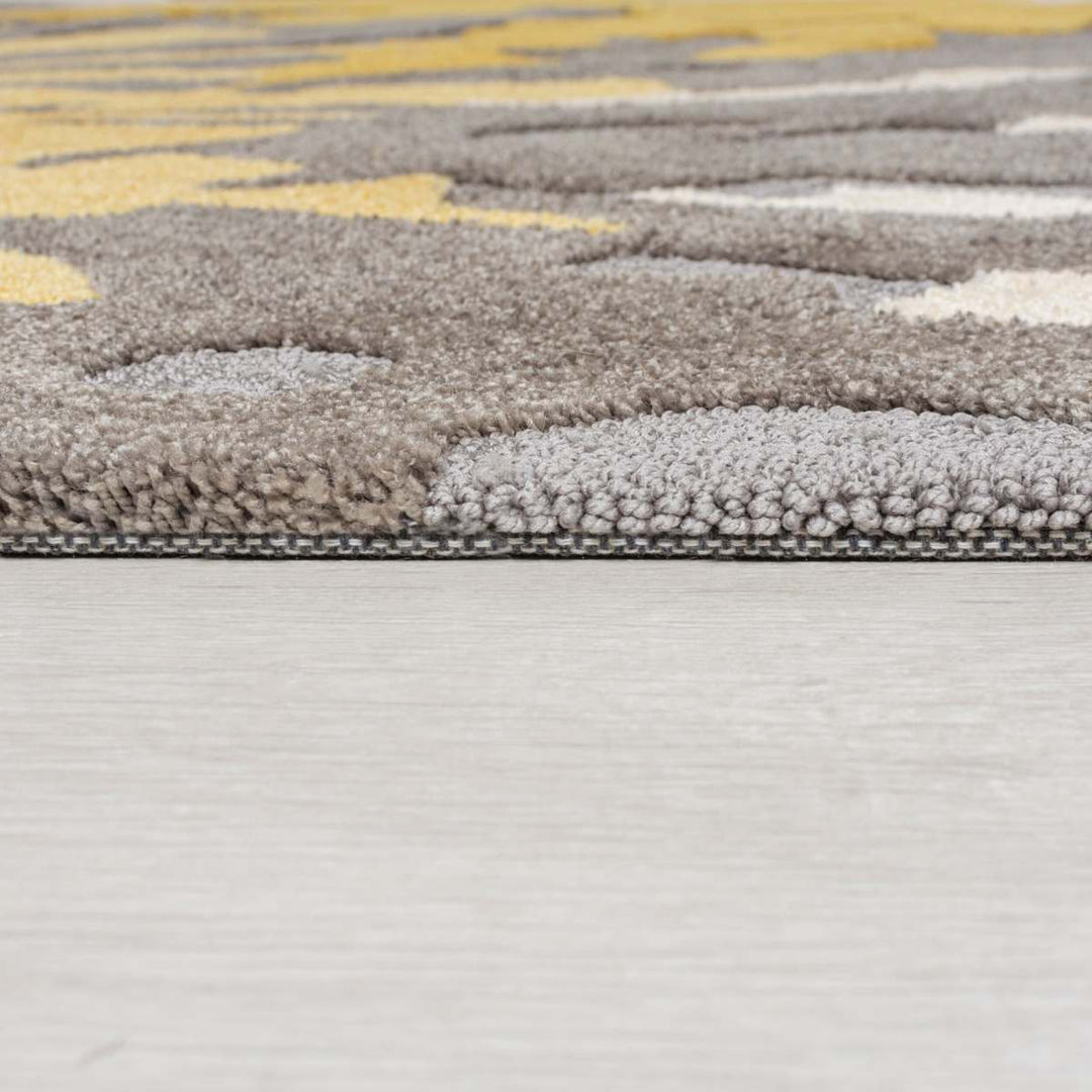 Tapis Floral ocre 120x170cm