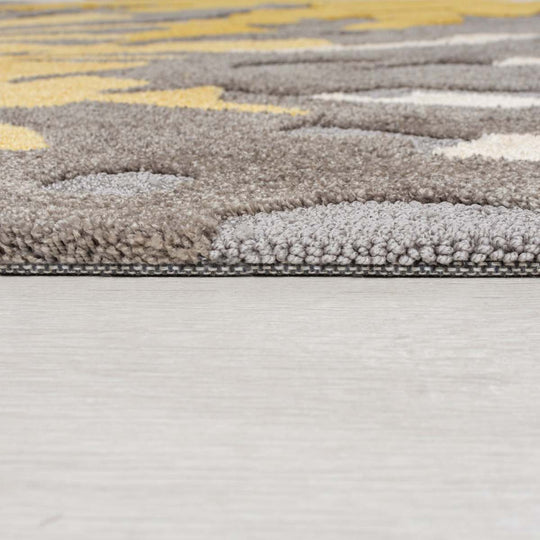 Tapis Floral ocre 120x170cm