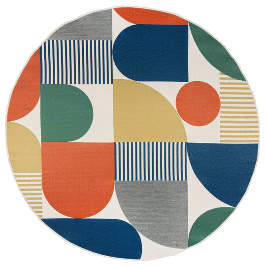 Tapis Extérieur Geo rond 160x160cm