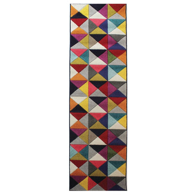 Tapis de couloir Samba multicolore 66x230cm