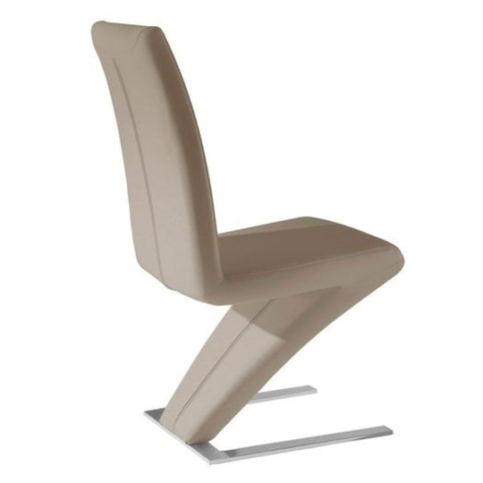 Lot de 2 chaises de salle à manger ZETA capuccino