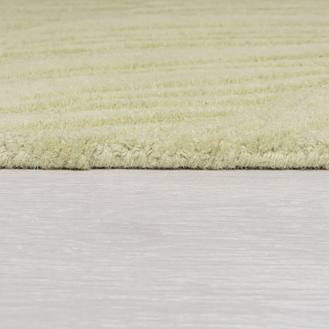 Tapis Lino vert en laine