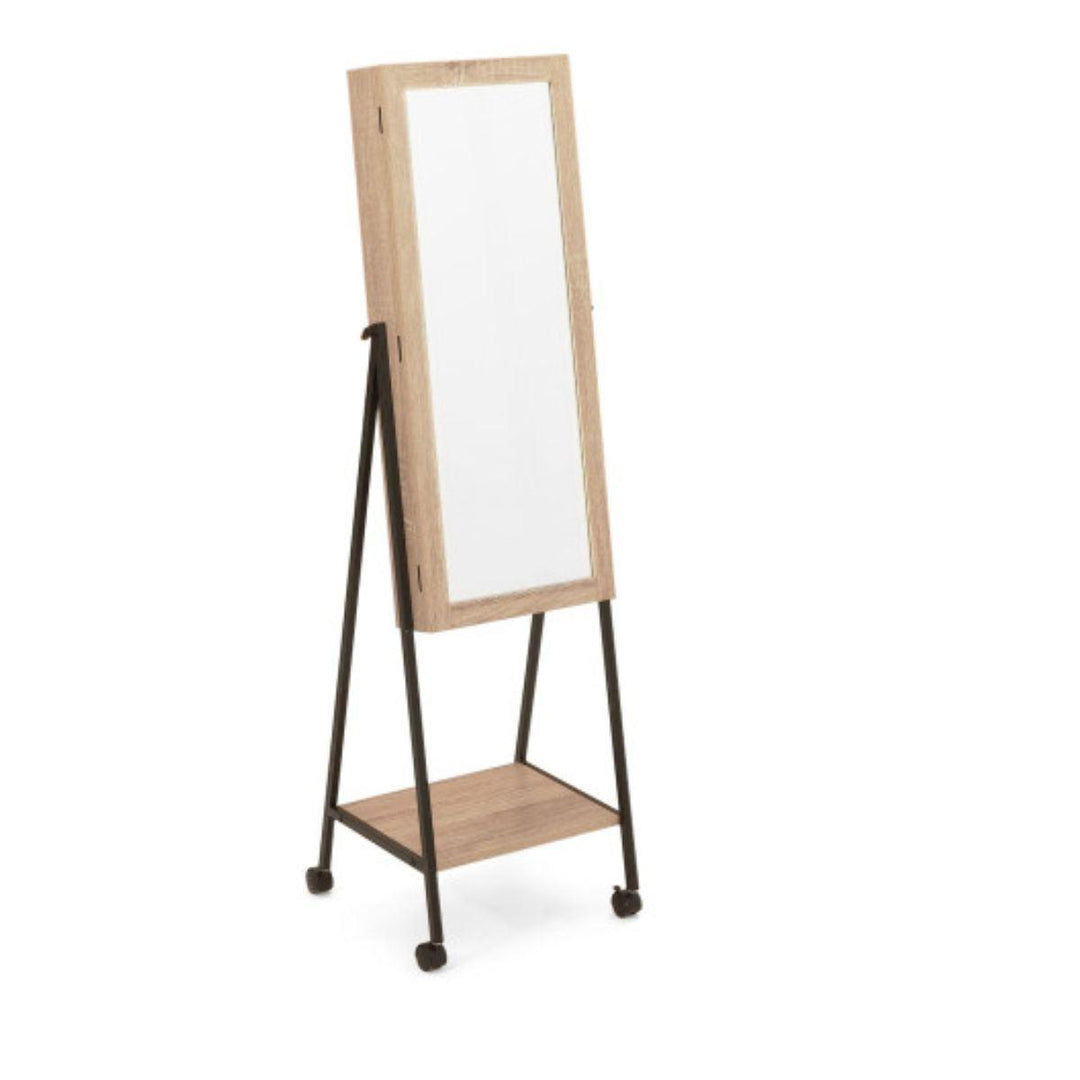 Armoire à bijoux avec roulettes