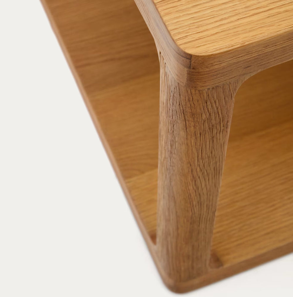 Table basse Maymai en bois de chêne 140 x 65 cm Kave Home