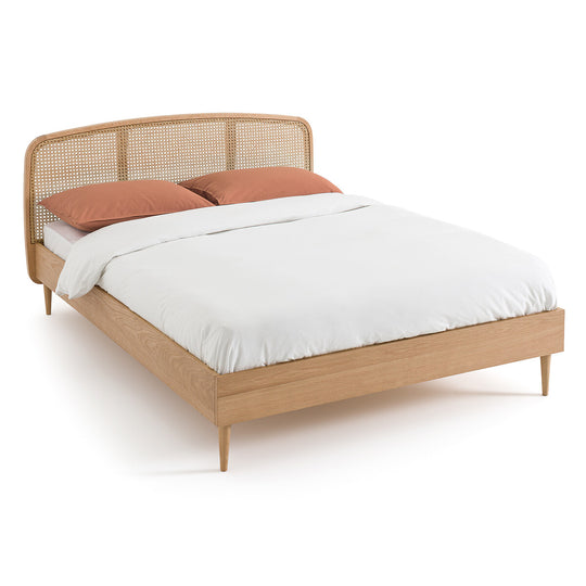 Lit cannage avec sommier 140x190cm, Buisseau La Redoute Interieurs