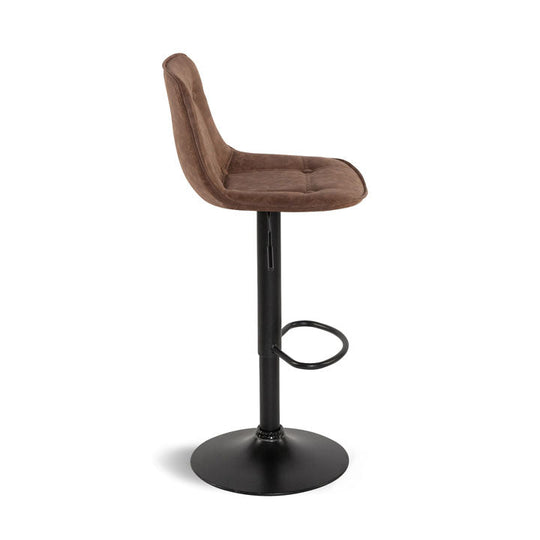 Lot de 4 tabourets Brooklyn marron